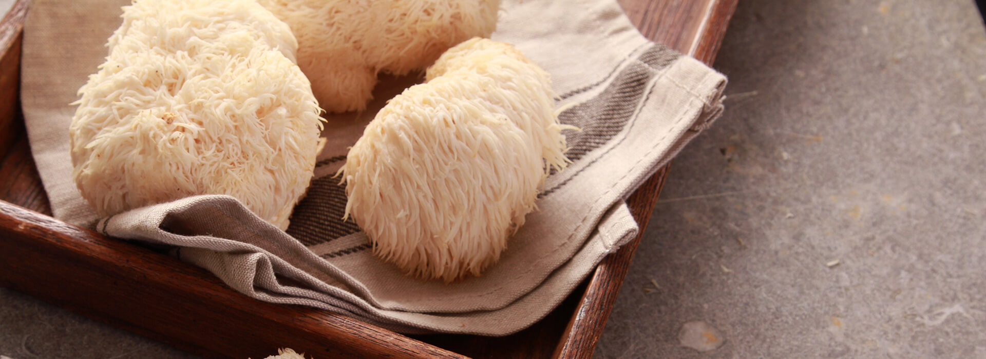 Preparing Fresh Pompom Mushrooms